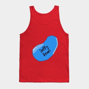 Jelly Bean, Giant Jelly Bean, Funny T-Shirt, Funny Tee, Badly Drawn, Bad Drawing Tank Top